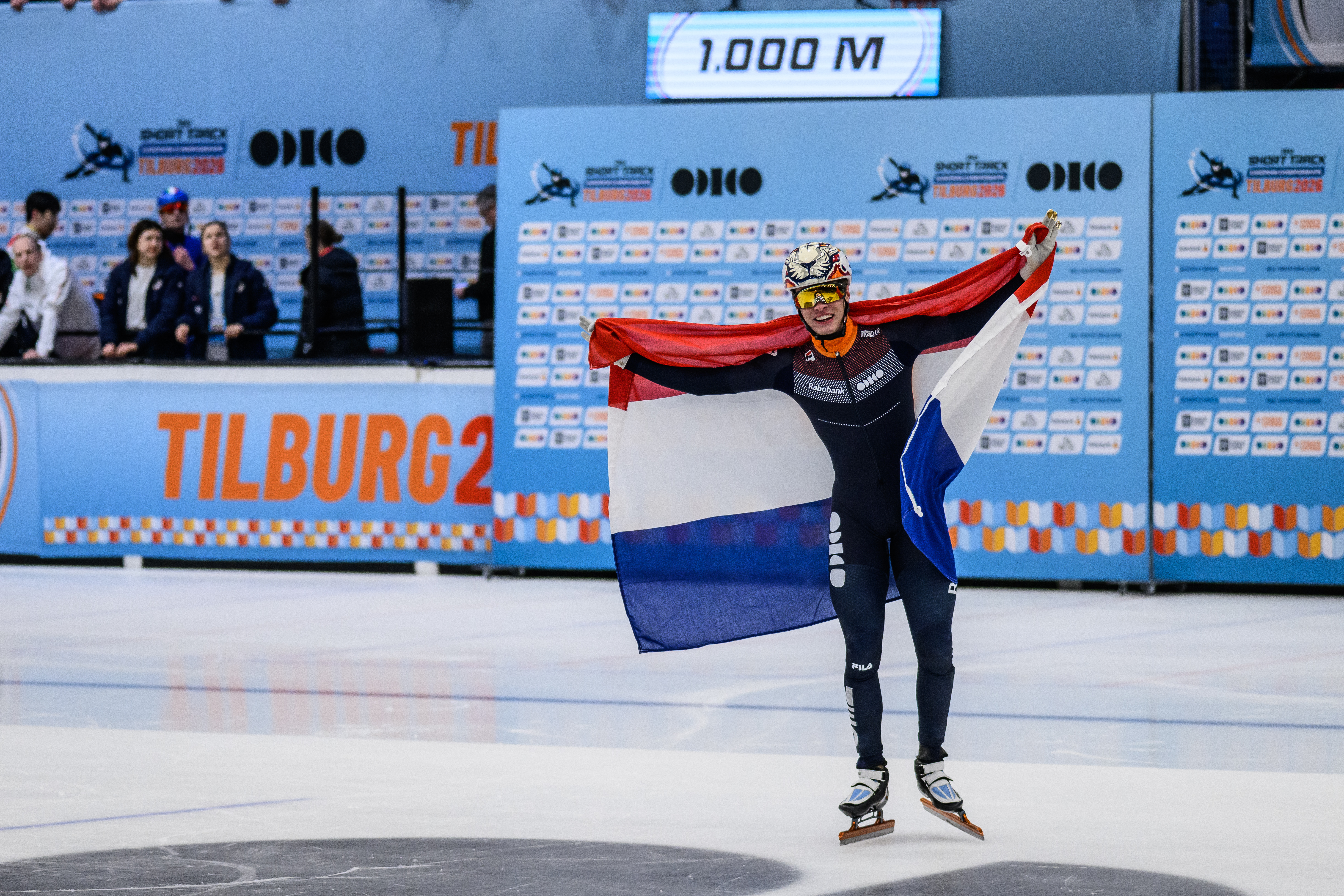 Van ’t Wout wins 1000m to complete clean sweep in Tilburg