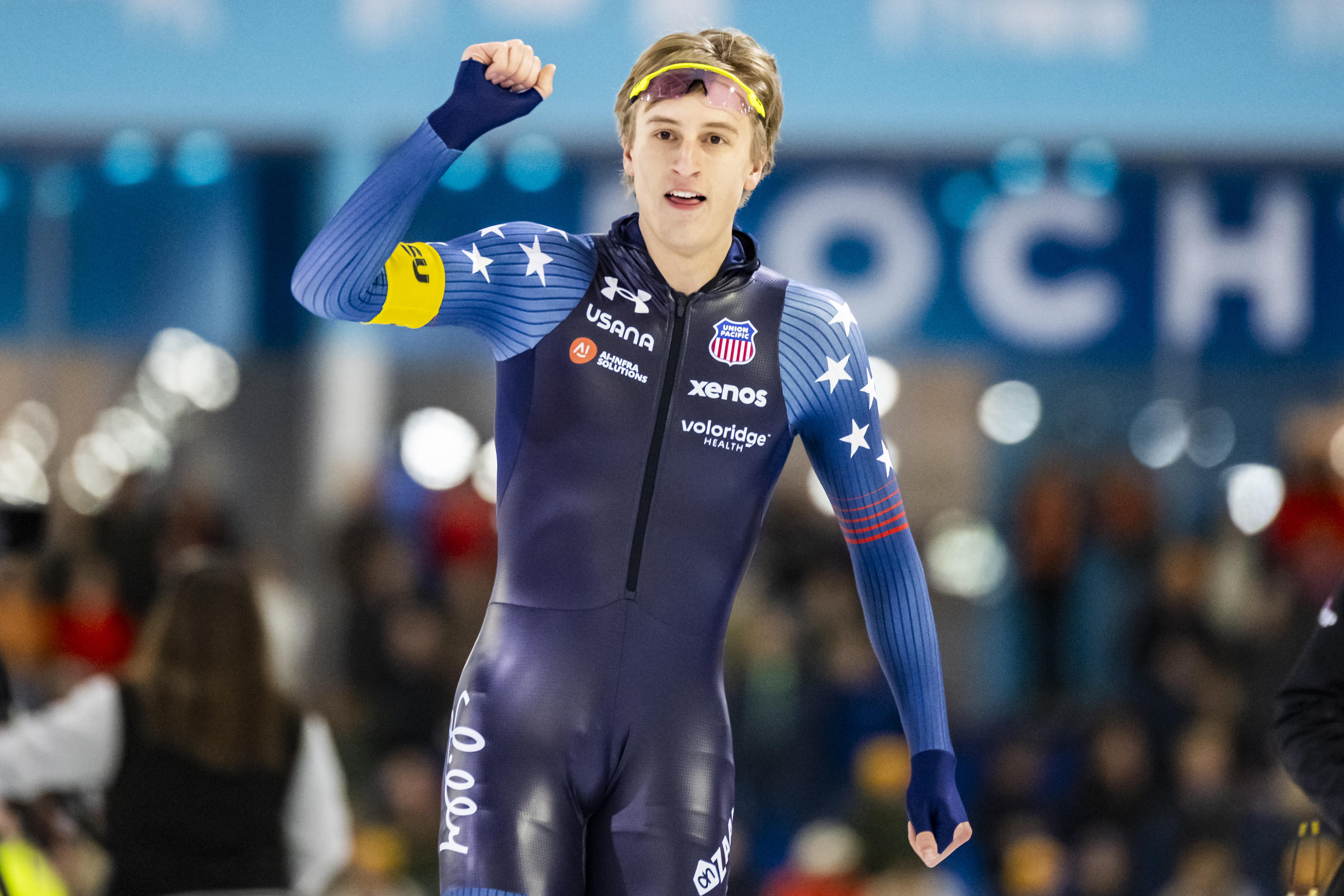 Thialf Track Record Hat-trick for Stolz at ISU World Cup