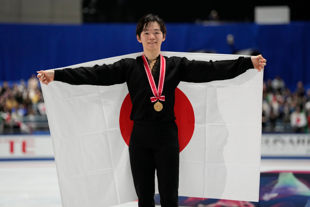 Fiery and fierce Yuma Kagiyama (JPN) defends NHK Trophy title  