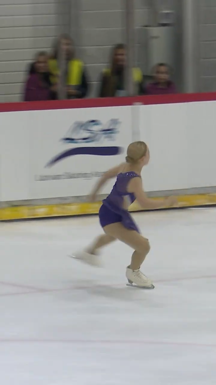 Hana Bath's first ever JGP Gold